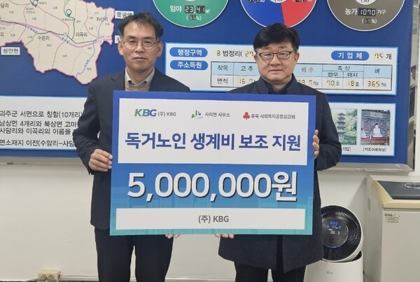 사리면에 연말 선물·성금 기탁 잇따라 - 뉴스 썸네일 이미지